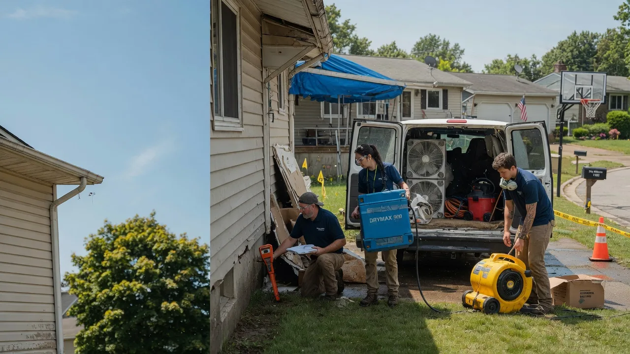 Ceiling Leak Cleanup in Orland, IN near me