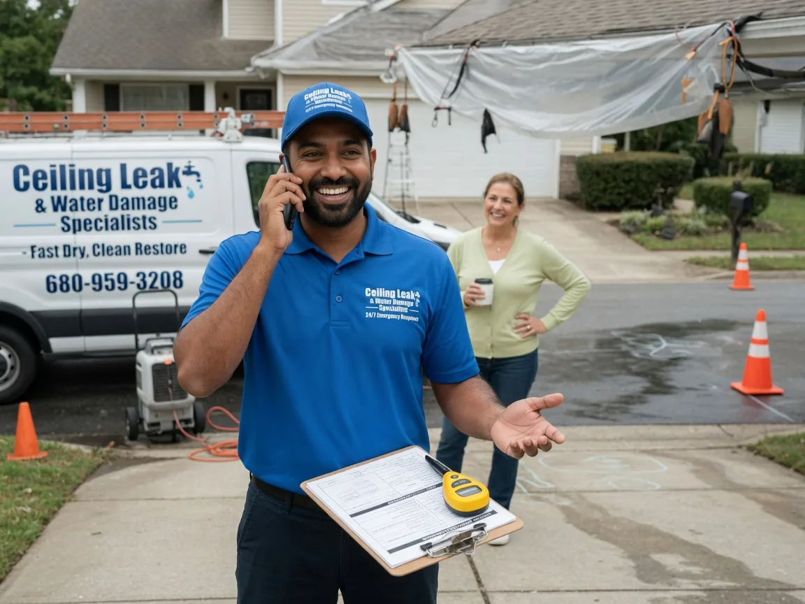Ceiling Leak Cleanup Orland, IN FAQs